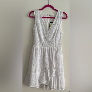 Cotton Eyelet Dress - Size Large